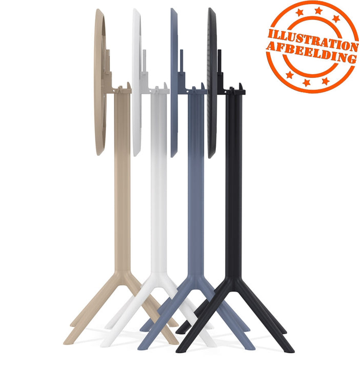 ALTEREGO GIMLI 60 BAR Opvouwbare hoge tafel - Groen