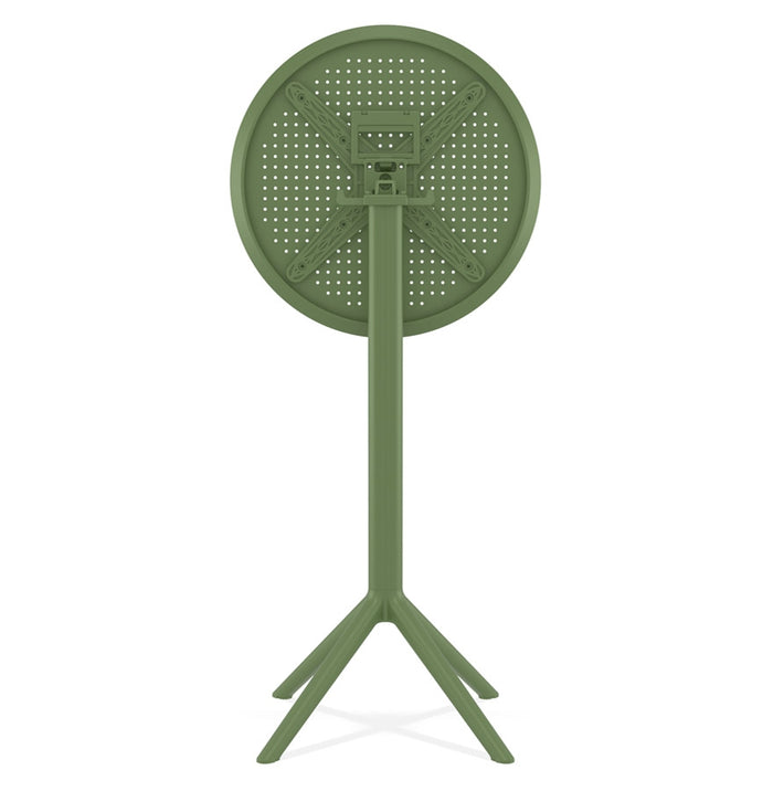 ALTEREGO GIMLI 60 BAR Opvouwbare hoge tafel - Groen