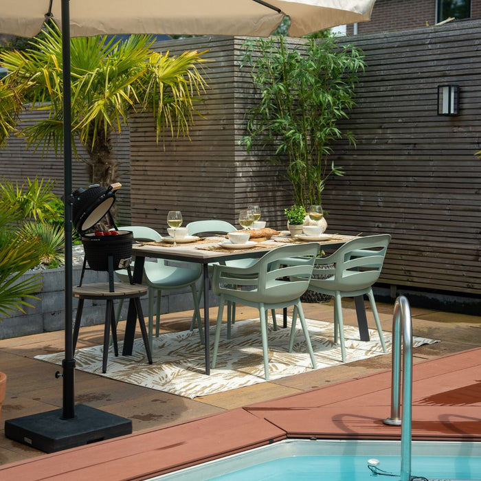 Garden Impressions Sunny tuinstoel olijf - 4 stuks