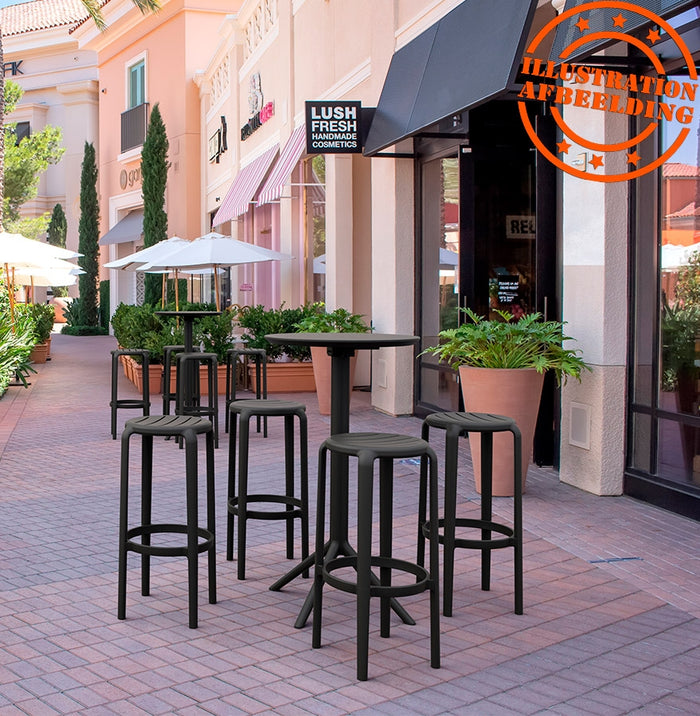 ALTEREGO PEYA Barkruk voor binnen|buiten - Zwart