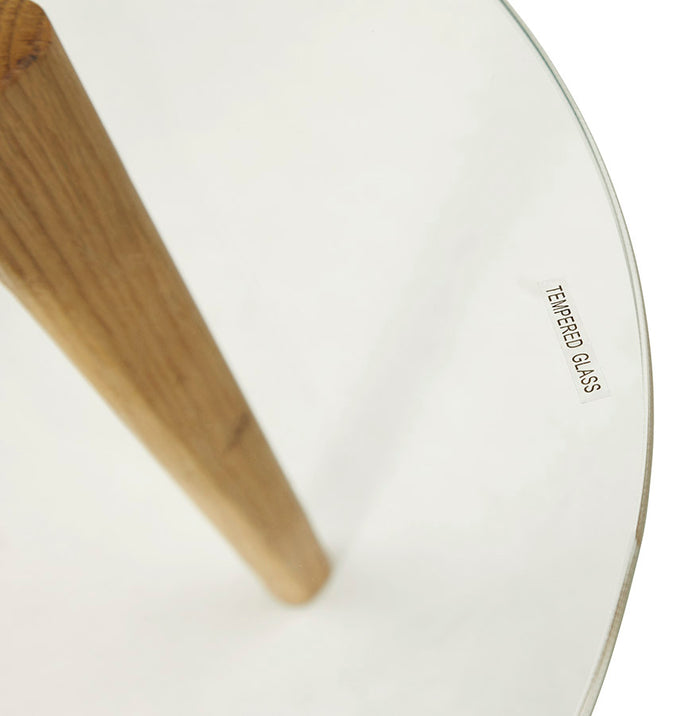 ALTEREGO LOVYOU Ronde nesttafel - Transparant