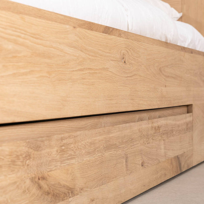 Goossens Bedframe Bibi - 160 x 210 - Eiken naturel - Hout