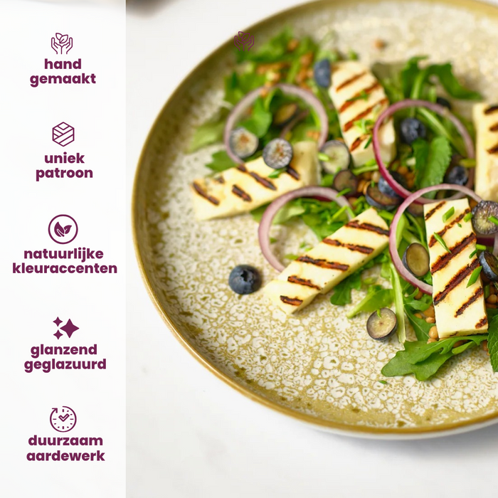 Cosy & Trendy Serviesset Baltic Luna 18-delig | 6 personen - 6 borden, 6 diepe borden en 6 schaaltjes