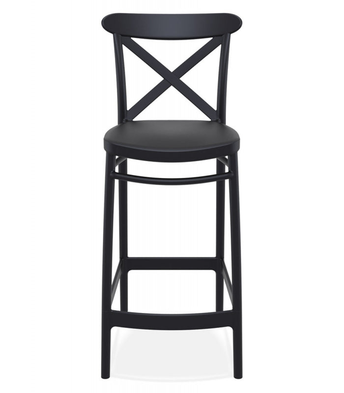 ALTEREGO BERLIOZ Middelhoge snackkruk - Zwart