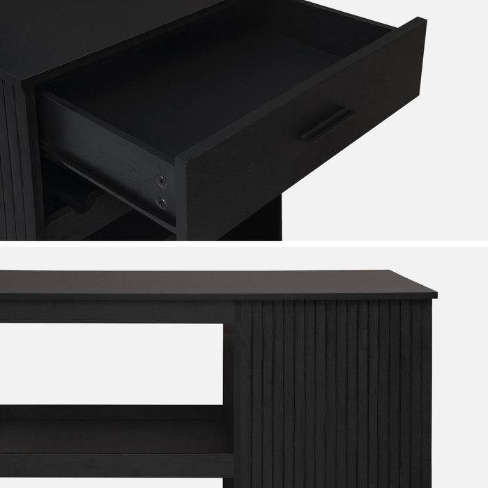 sweeek - Keukentrolley met flessenrekken