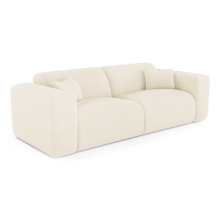 Express slaapbank dunlopillo 160cm corduroy crème