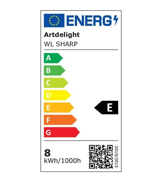 Artdelight Wandlamp Sharp Led Zwart-Goud 7.2Watt 2700K