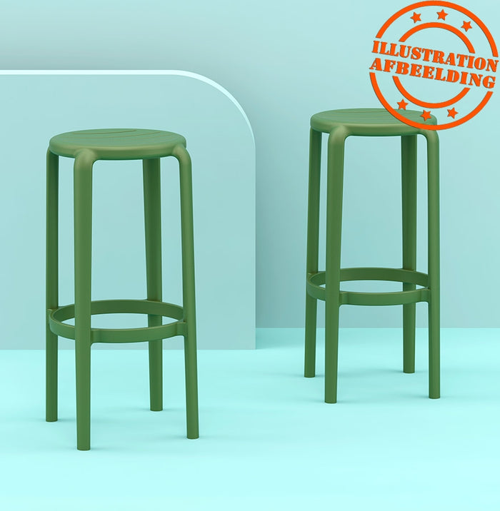 ALTEREGO PEYA Barkruk voor binnen|buiten - Rood