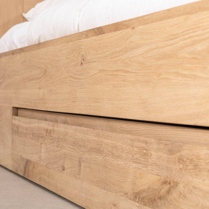 Goossens Bedframe Bibi - 160 x 200 - Eiken naturel - Hout