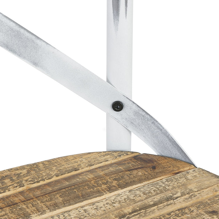 Alterego Ranch - Houten Keukenstoel - Oude Walnoot - 50x47x89cm