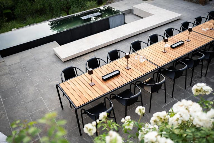 Avanti tuintafel 153x98 Thermo Ash|Olive Green