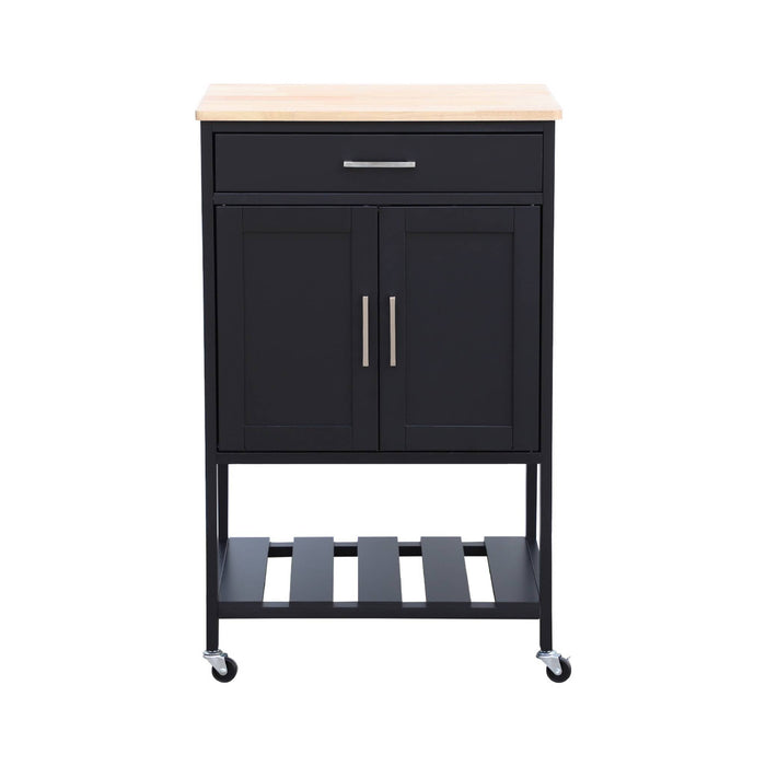 sweeek - Keukentrolley van rubberhout