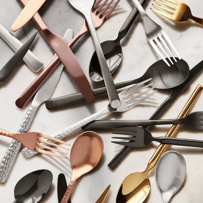 Broste Copenhagen Hune Hammered Bestekset 16-delig - Koper