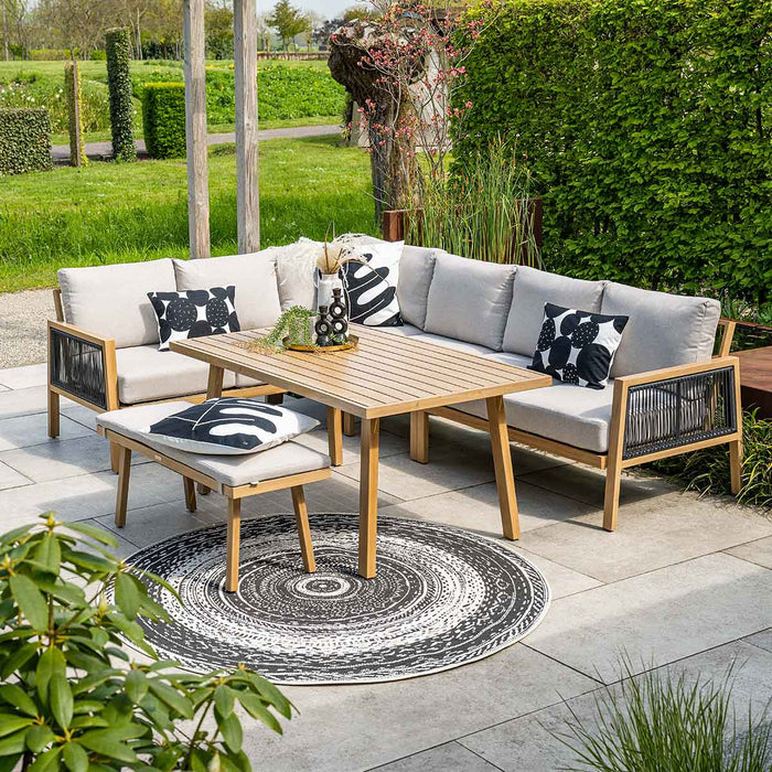 Garden Impressions San Capri lounge dining set 5-delig -aluminium