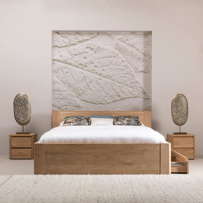 Goossens Bedframe Bibi - 160 x 210 - Eiken naturel - Hout