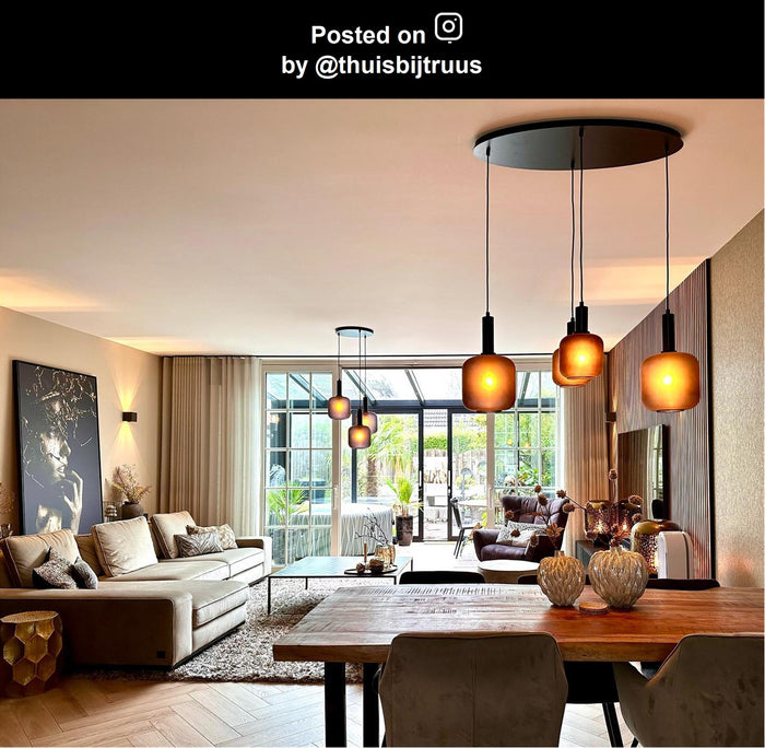 Lucide ELOISE Hanglamp - Zwart