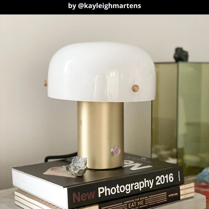 Lucide TIMON Tafellamp - Mat Goud | Messing