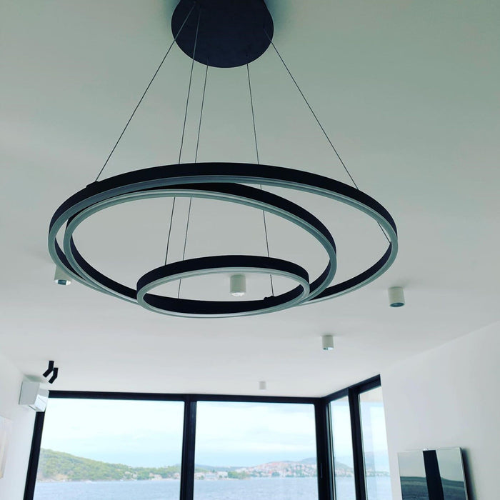 Lucide TRINITI Hanglamp - Zwart