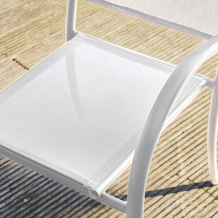 sweeek - Tuinstoelen van aluminium en textileen (Set van 2)