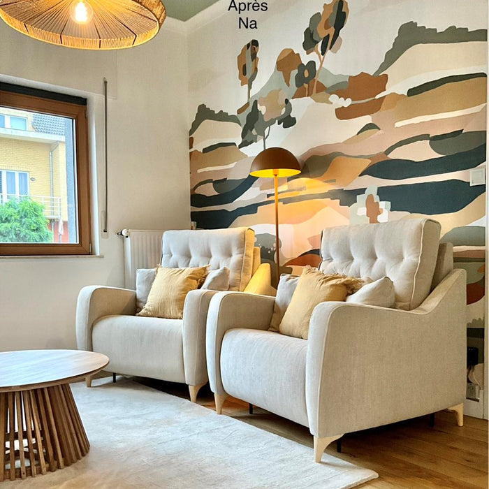 Lucide SIEMON Vloerlamp - Okergeel