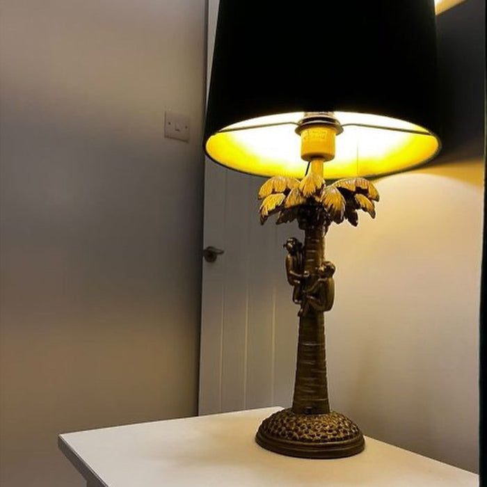 Lucide EXTRAVAGANZA COCONUT Tafellamp - Mat Goud | Messing