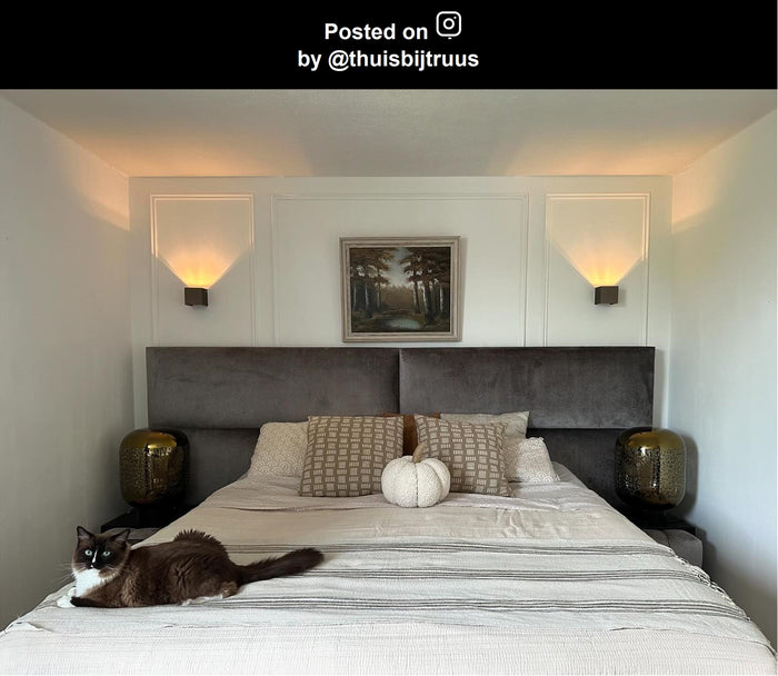 Lucide XIO Wandlamp - Roest bruin