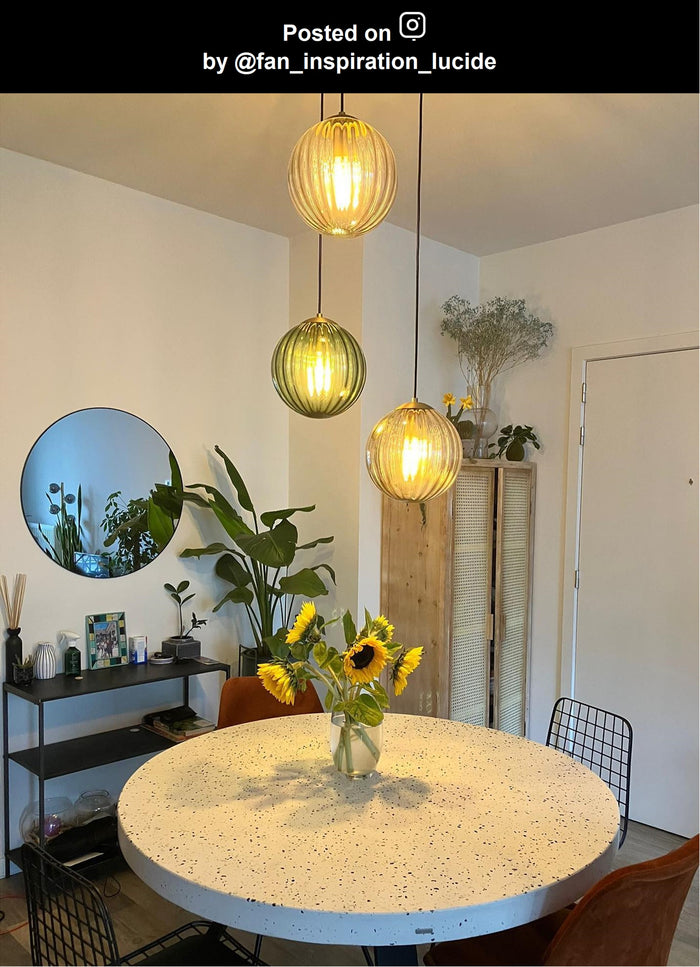 Lucide MONSARAZ Hanglamp - Groen