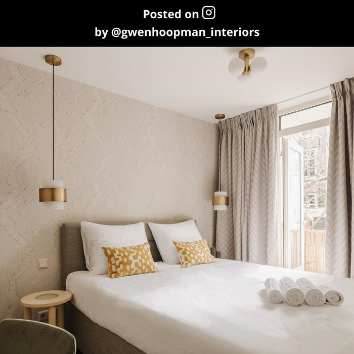 Lucide FIRMIN Hanglamp - Mat Goud | Messing