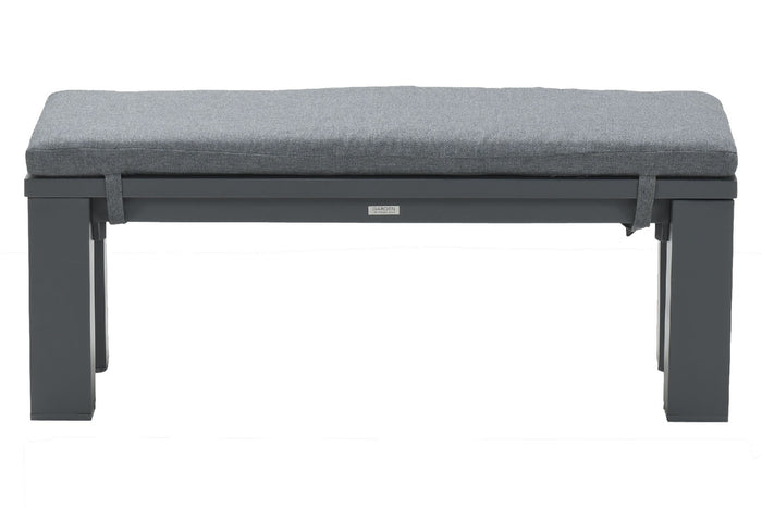 Garden Impressions Nika sportbank 115,5 x 43 cm - donker grijs