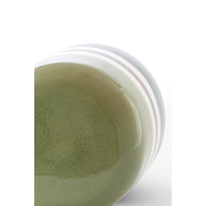 Light&living Bijzettafel Ø34x46,5 cm FRANCA keramiek groen-aubergine