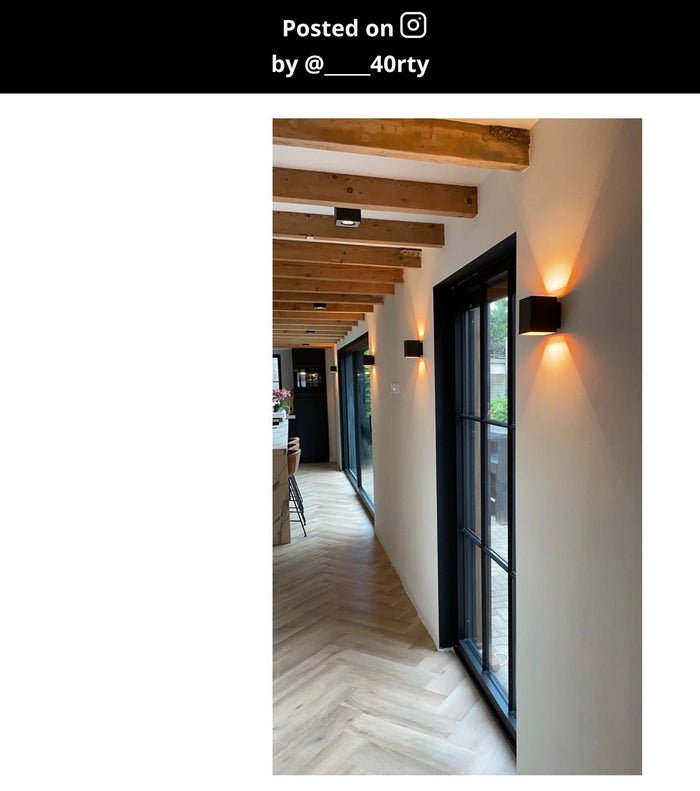 Lucide XERA Wandlamp - Zwart