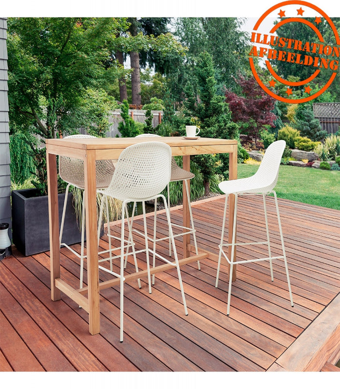 ALTEREGO LOKI Geperforeerde barkruk - Zwart