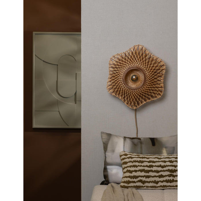 GOOD&MOJO Wandlamp Madura - Naturel - Ø44cm