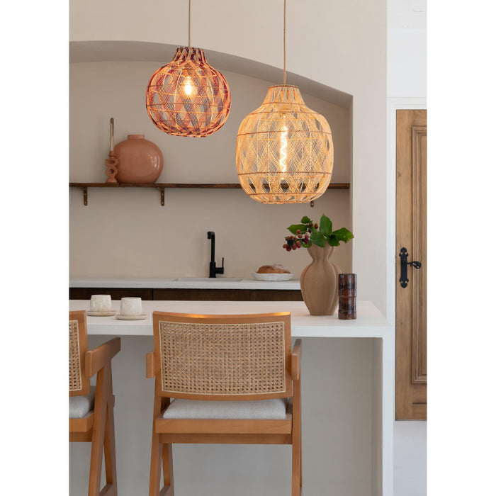 GOOD&MOJO Hanglamp Mendoza - Naturel - Ø35cm