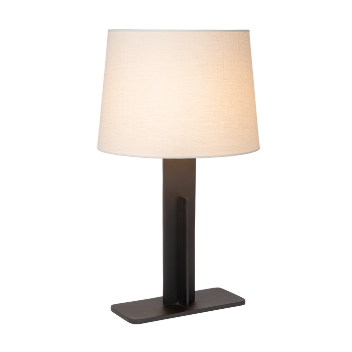 Atmooz Lulu Tafellamp - 35x35x63 cm - Zwart|Wit Linnen