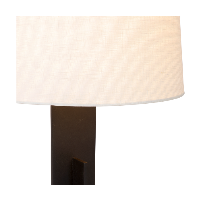 Atmooz Lulu Tafellamp - 35x35x63 cm - Zwart|Wit Linnen