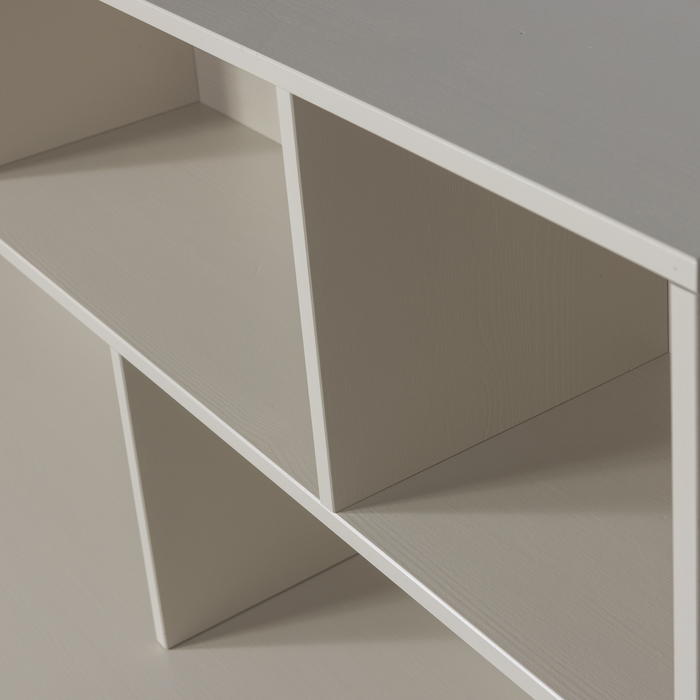 WOOOD New Gravure Opzetkast B 200 cm - Grenen - Dust