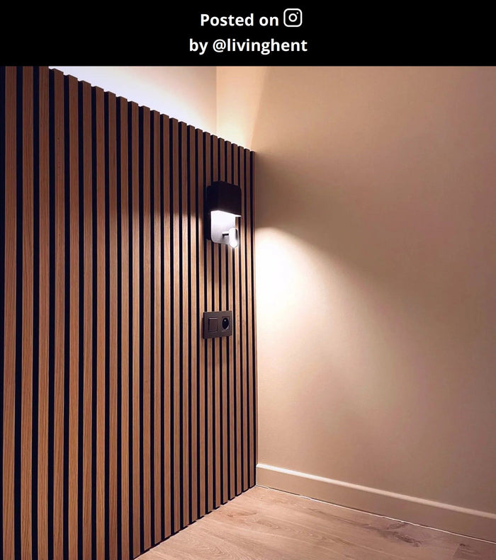 Lucide BOXER Bedlamp - Zwart