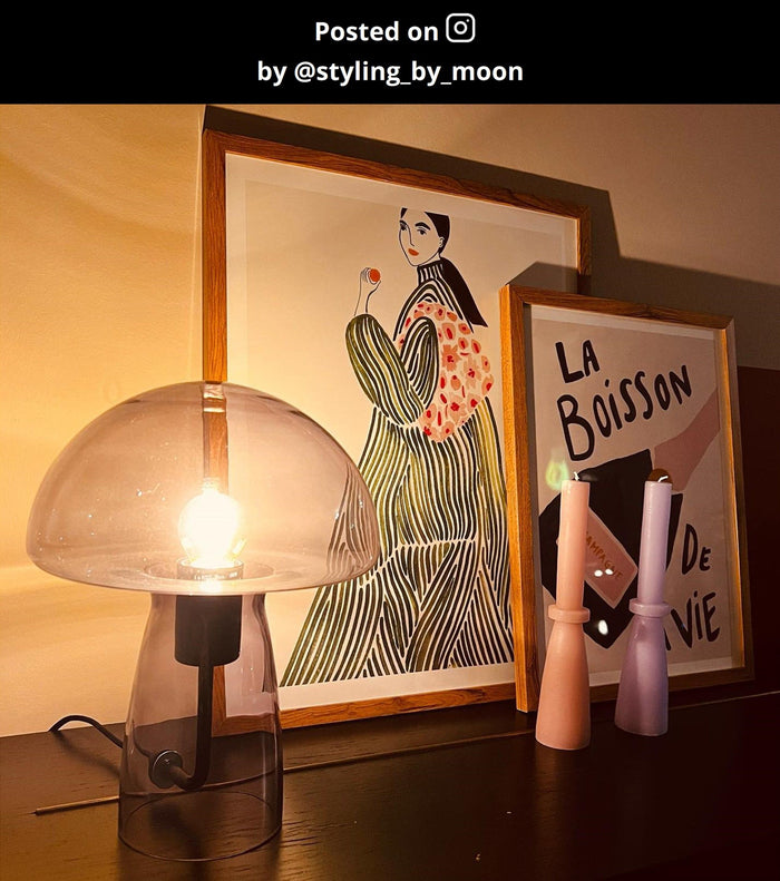 Lucide FUNGO Tafellamp - Fumé