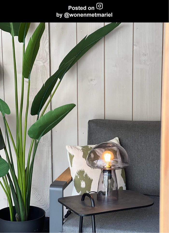 Lucide FUNGO Tafellamp - Fumé