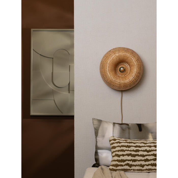 GOOD&MOJO Wandlamp Barbados - Naturel - Ø35cm