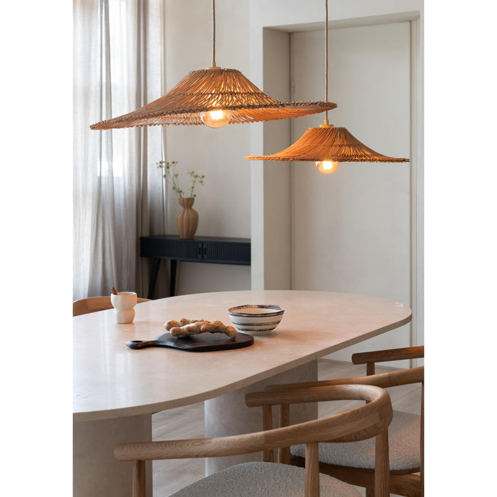 GOOD&MOJO Wandlamp Barbados - Naturel - Ø35cm