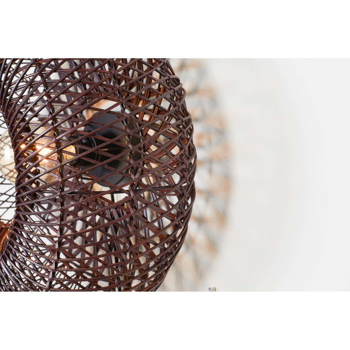 GOOD&MOJO Wandlamp Arizona - Bordeaux - Ø50cm