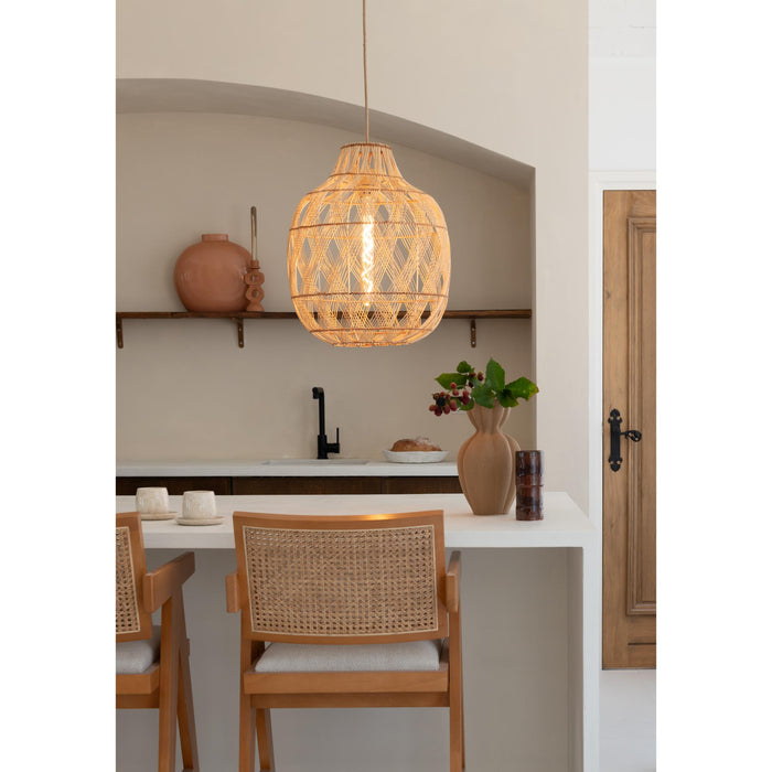 GOOD&MOJO Hanglamp Mendoza - Naturel - Ø40cm