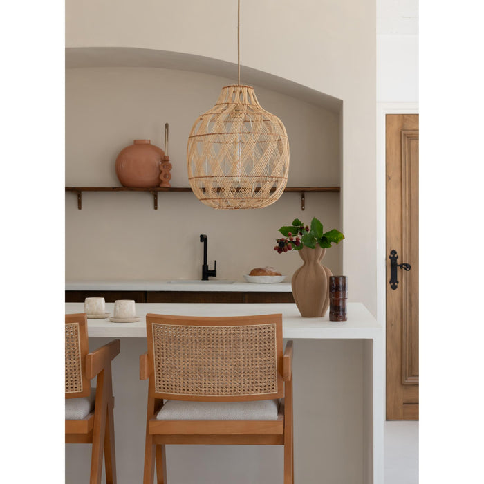 GOOD&MOJO Hanglamp Mendoza - Naturel - Ø40cm