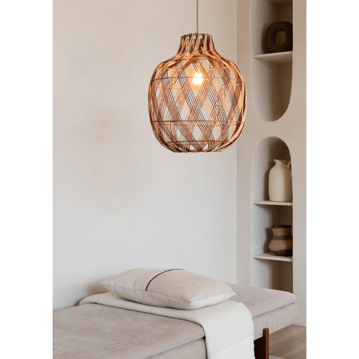 GOOD&MOJO Hanglamp Mendoza - Naturel - Ø40cm