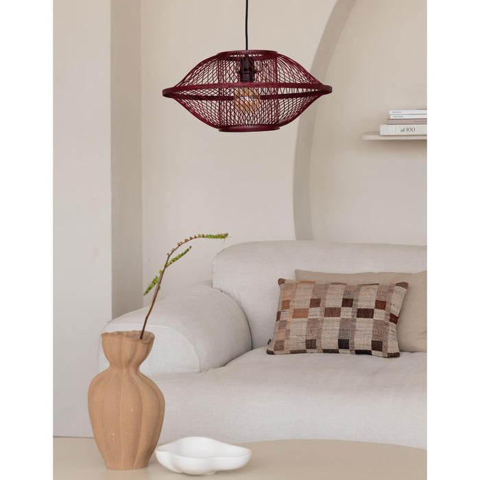 GOOD&MOJO Hanglamp Maui - Bordeaux - Ø50cm