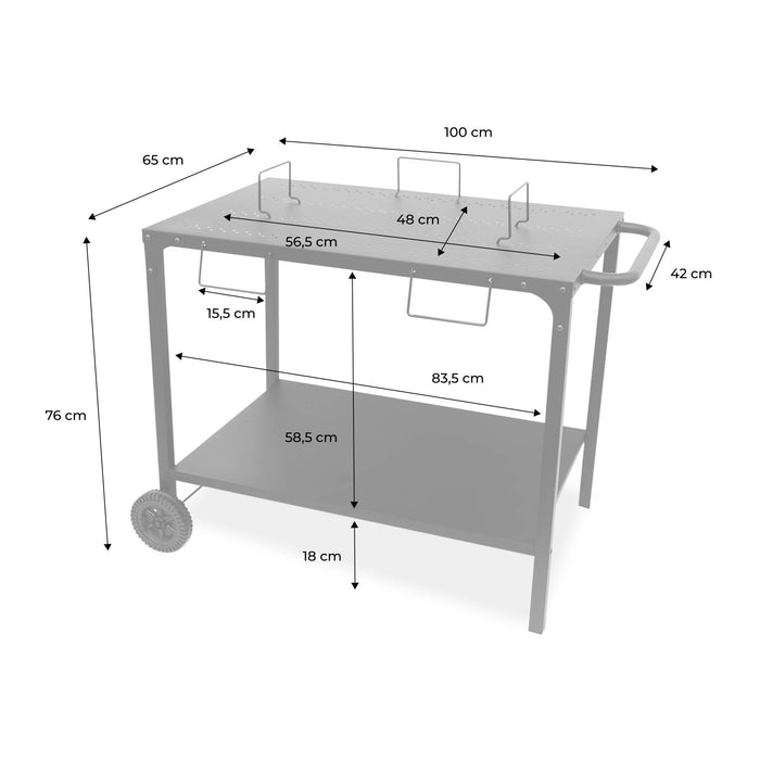 sweeek - Trolley voor bakplaat