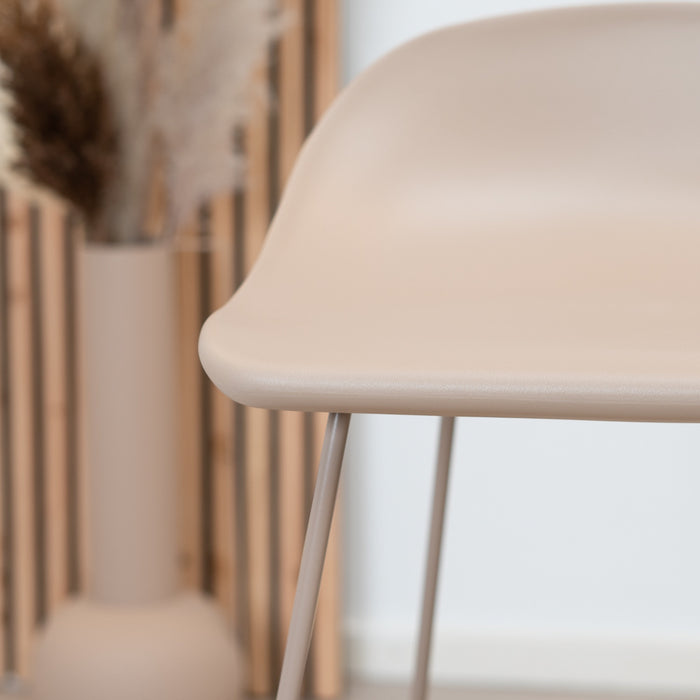 Bronx71 Scandinavische Barkruk Ellen taupe 76 cm