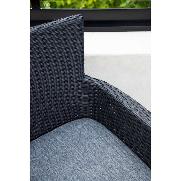 Venture Home Malina Eetkamerstoel 60 x 86 x 58 - Zwart - 2-pack